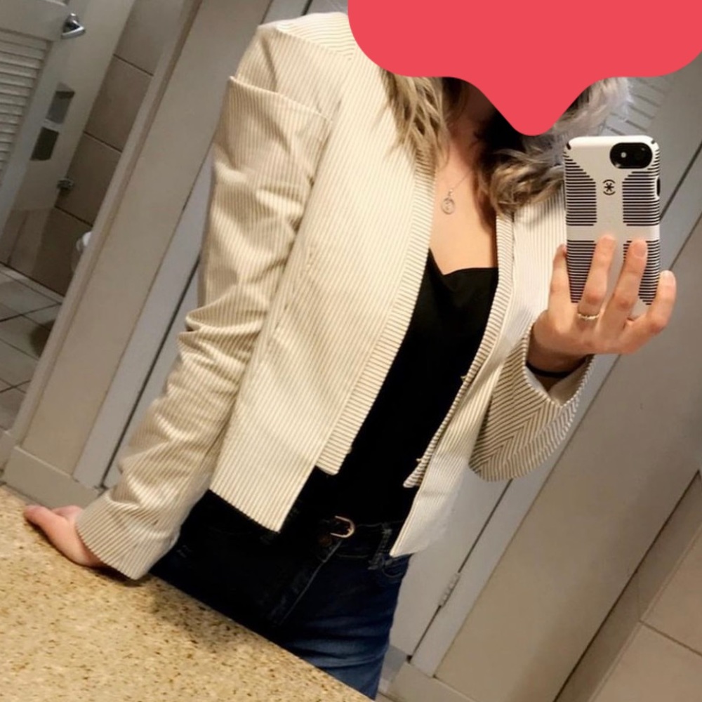 Zara Basic Cropped Jacket - image 1